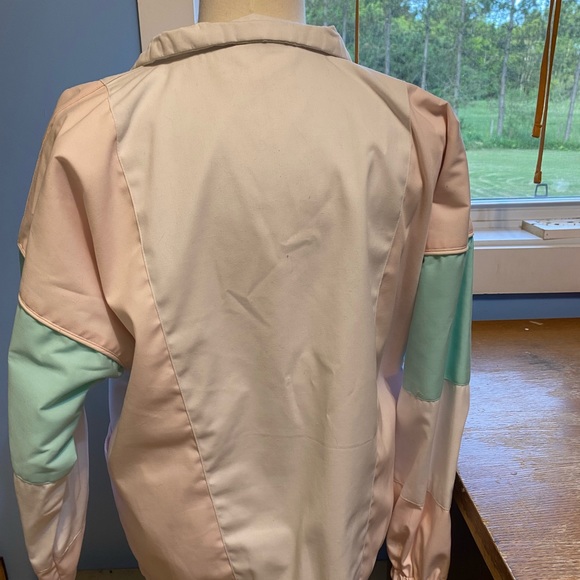 90’s Pink + Blue Bomber Jacket - Picture 2 of 2